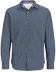 Langarmhemd JACK & JONES "JJMATHEO DETAIL PRINT SHIRT L/S", Herren, Gr. L,...