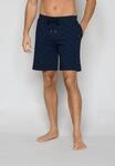 Schlafshorts JOOP, Herren, Gr. L, N-Gr, blau, Jersey, Obermaterial: 100%...