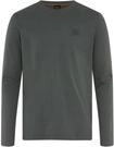 Langarmshirt BOSS ORANGE "Tacks", Herren, Gr. L, open gr&uuml;n377, Single Jersey,