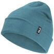 Beanie JACK WOLFSKIN "RIB BEANIE", Damen, Gr. onesize, blau (galapagos),