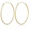 Paar Creolen ELLI "Ohrringe Creolen Rund Basic Klassisch 925 Silber", gold,...