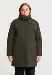 Funktionsparka JACK WOLFSKIN "ICE FLARE PARKA W", Damen, Gr. XS (34), gr&uuml;n