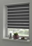 Doppelrollo GARDINIA "Duo Klemmrollo", grau (anthrazit), B:45cm H:150cm, Polyester,