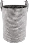 W&auml;schesack KLEINE WOLKE "Roy", grau (platinfarben), B:30cm H:38cm T:30cm &Oslash;:30cm,