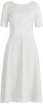 Cocktailkleid VERA MONT "Cocktailkleid mit Spitze", Damen, Gr. 38, EURO, wei&szlig;