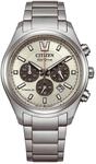 Chronograph CITIZEN, silber (silberfarben, silberfarben), Armbanduhren, Herren,