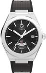 Quarzuhr TIMEX "Q Timex Continental GMT", schwarz, Armbanduhren, Herren,...