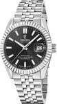 Automatikuhr FESTINA "Automatic", silber (silberfarben, schwarz), Armbanduhren,