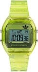 Digitaluhr ADIDAS ORIGINALS "DIGITAL TWO CRYSTAL", transparent (hellgr&uuml;n