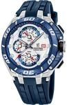 Chronograph FESTINA "Chrono Bike", blau (blau, wei&szlig;, blau), Armbanduhren, Herren,