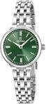 Quarzuhr FESTINA "Mademoiselle", gr&uuml;n (silberfarben, gr&uuml;n), Armbanduhren, Damen,