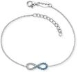 Armband ENGELSRUFER "Yin Yang Infinity Ocean Shade", silber (silberfarben,