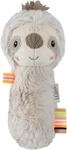 Greifspielzeug FEHN "Lazy, Crazy & Pink, Stabgreifling Faultier", grau (grau, beige),