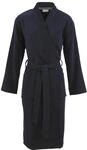 Unisex-Bademantel CARL ROSS "41110" Gr. S, blau (night blau), S, Walkfrottier,