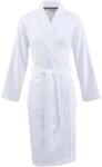 Unisex-Bademantel CARL ROSS "41110" Gr. XS, wei&szlig; (wei&szlig;, platin), XS, Walkfrottier,