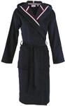 Unisex-Bademantel CARL ROSS "481310" Gr. XS, blau (night blau), XS, Velours,