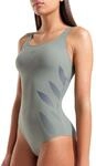 Badeanzug ARENA "W ARENA SWIMSUIT MILENA WING BACK C CUP", Damen, Gr. 38, N-Gr,...
