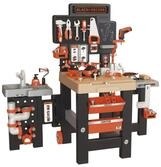 Spielwerkbank SMOBY "Black+Decker Mega Center", orange (bunt), Rollenspielzeug,