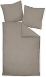 Kissenbezug JANINE "PIANO 0125 31 80x80", braun (vulkan), B:15cm L:40cm,