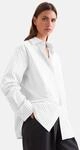 Hemdbluse SEIDENSTICKER, Damen, Gr. XS (34), wei&szlig;, 100% Baumwolle, gestreift,
