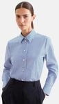 Hemdbluse SEIDENSTICKER, Damen, Gr. XS (34), blau, 100% Baumwolle, gestreift,...