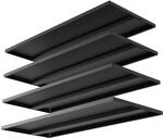 Aktenschrank VCM "4x Fachb&ouml;den f&uuml;r Stahlschrank Serie Malivo", schwarz (anthrazit),