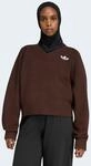 Sweatshirt ADIDAS ORIGINALS "ESSENTIALS, GESTRICKT, V-AUSSCHNITT, LANG&Auml;RMELIG",