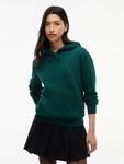 Kapuzensweatshirt TOMMY JEANS "TJW REG S FLAG HOODIE", Damen, Gr. XS (34),...