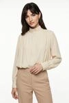 Jackenblazer BOSS ORANGE "Jolea Premium Damenmode", Damen, Gr. 44, beige (light,