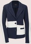 Langarmshirt MADELEINE "Blazer Elegante Businessjacke mit Kontrasten", Damen,...