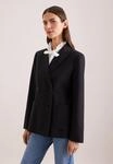 Jackenblazer SEIDENSTICKER, Damen, Gr. 34, schwarz, 52% Polyester, 43%...