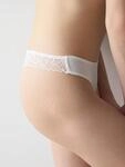 Slip TRIUMPH "Pretty Modal String", Damen, Gr. XS, Jersey, wei&szlig; (silk wei&szlig;),