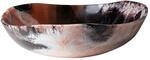Schale FINK "ESPRESSO", braun (braun, wei&szlig;), H:8cm &Oslash;:27cm, Sch&uuml;sseln, Schale