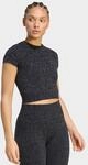 T-Shirt ADIDAS PERFORMANCE "WORKOUT ESSENTIALS KNIT SNAKE", Damen, Gr. XL,...