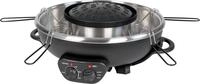 UNOLD Fondue "Asia Hot Pot", schwarz, B:45cm H:25cm T:40cm &Oslash;:45cm, Fondues, Genoppte