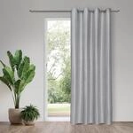 Vorhang GERSTER "Kiel" Gr. 1, silber (silberfarben), B:45cm H:245cm, Polyester,