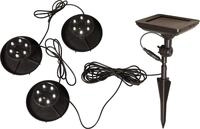 LED Solarleuchte "Solar-Dekoration Wasserlicht", schwarz, B:600cm H:7cm L:600cm