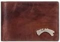 Brieftasche BILLABONG "Arch Leather", Herren, braun (chocolate), Leder,