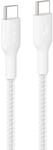 BELKIN USB-Kabel "BoostCharge Pro USB-C / USB-C geflochten 240 W", wei&szlig;, 200cmcm,