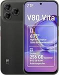 ZTE Smartphone "Blade V80 Vita", Energieeffizienz: A, schwarz (midnight schwarz), 256