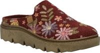Hausschuh JOSEF SEIBEL "Charmaux 01", Damen, Gr. 36, rot (bordeaux, multi), Filz,