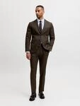 Anzug JACK & JONES "JPRCOSTA SUIT", Herren, Gr. 48, N-Gr, braun (delicioso...