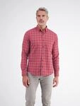 Karohemd LERROS, Herren, Gr. M, N-Gr, muted rot, Web, Obermaterial: 100%...