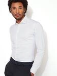 Langarmhemd DESOTO "Jerseyhemd Casual Kent langarm", Herren, Gr. XXL, N-Gr, wei&szlig;