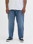 Tapered-fit-Jeans "MIKE ORIGINAL", Herren, Gr. 54, L&auml;nge 32, blau (mid blau...