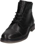 Schn&uuml;rboots BUGATTI, Herren, Gr. 40, schwarz, Leder, Basic, Schuhe Schn&uuml;rboots,