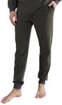 Pyjamahose TOM TAILOR "Dallas", Herren, Gr. 48S, N-Gr, gr&uuml;n, Obermaterial: 65%