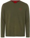 Pyjamaoberteil HUGO UNDERWEAR "Austin LS Shirt", Herren, Gr. L (52), gr&uuml;n