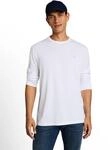 Langarmshirt TOM TAILOR, Herren, Gr. XXL, wei&szlig; (light stone grau melange),...