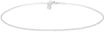 Choker ELLI "Halskette Choker Kette Basic ohne Anh&auml;nger 925 Silber" Gr. 36, silber,
